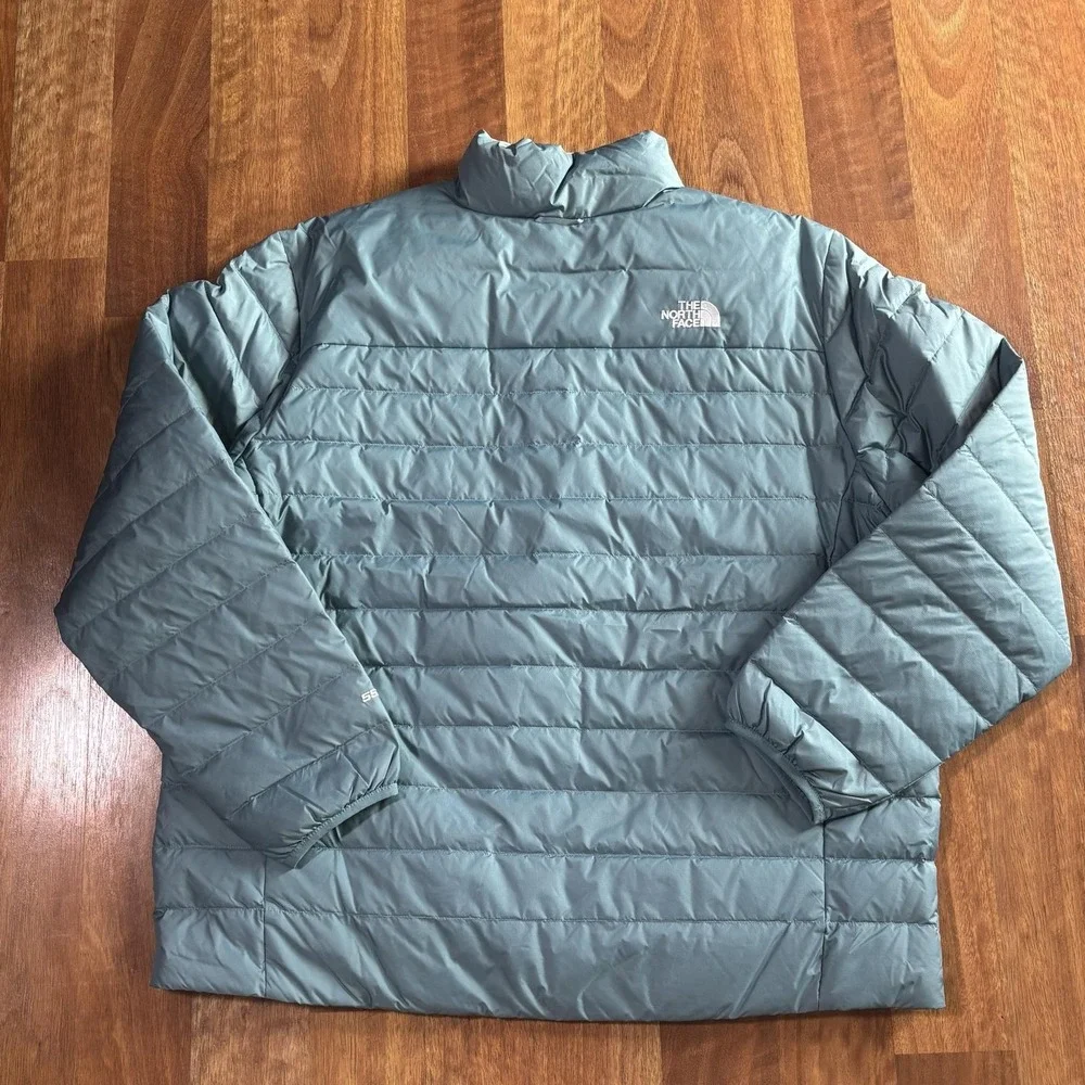 NWT The North Face Jacket Mens 2XL Blue Minoqua 550 Down Insulated Puffer Zip